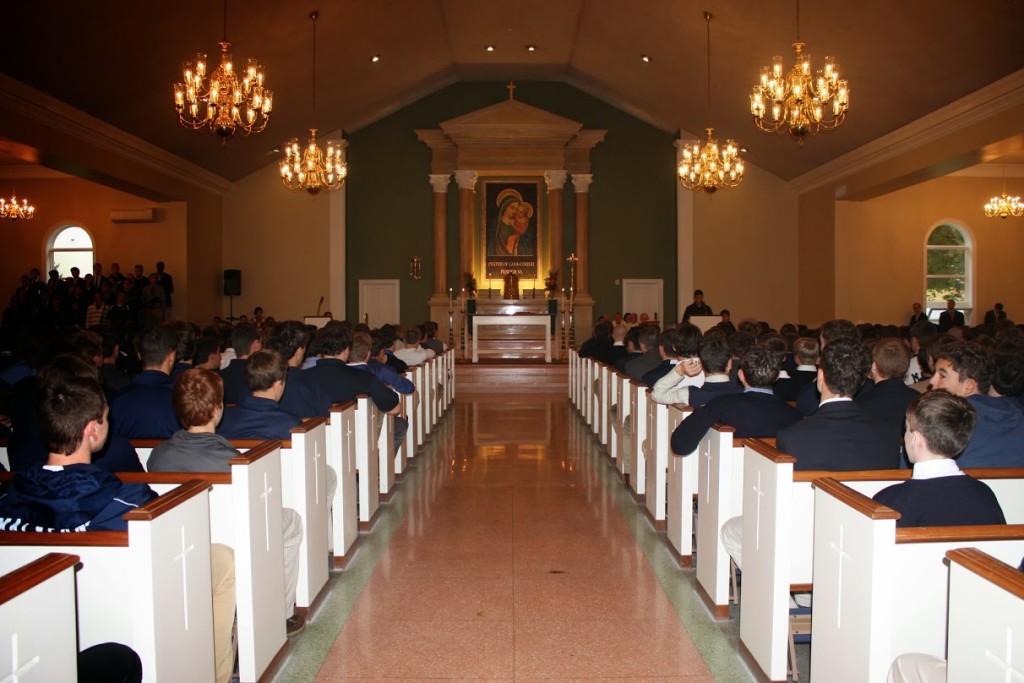 First Mass Held in Newly-Renovated Chapel