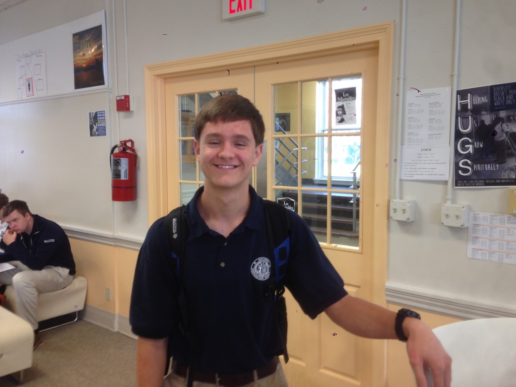 Student of the Issue: Andrew Hopkins ‘15