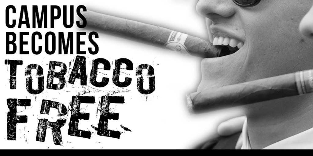 Campus+becomes+tobacco+free%2C+ends+graduation+tradition