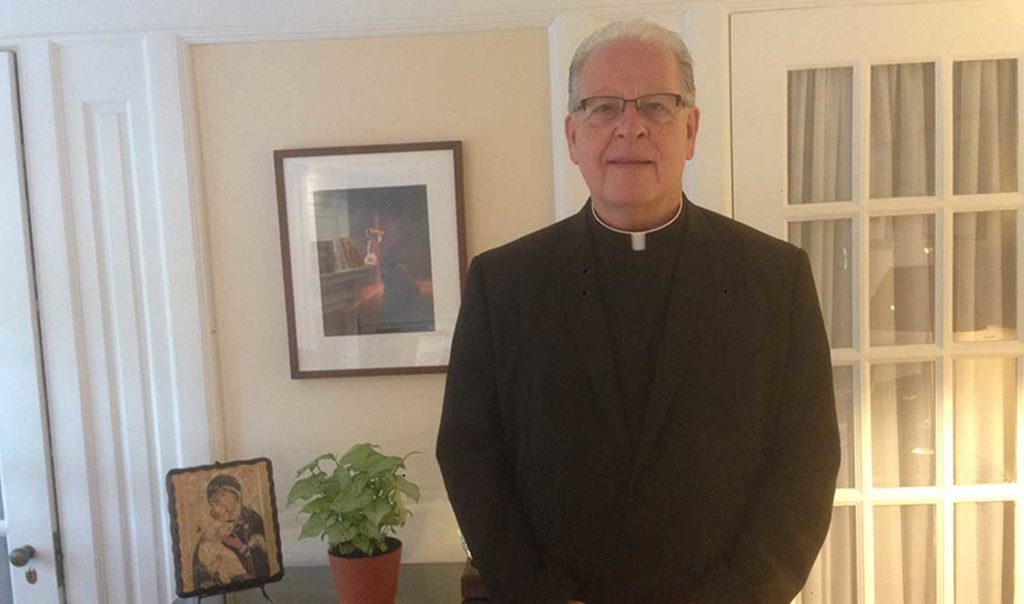 Fr. Reilly adapts to Malvern community
