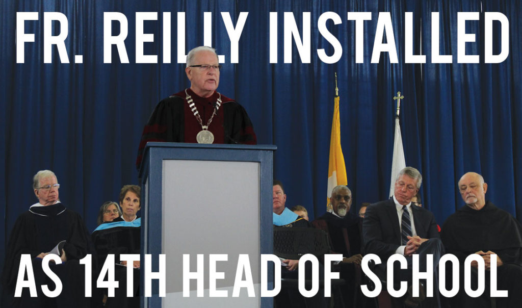 Father Reilly officially inducted as Head of School