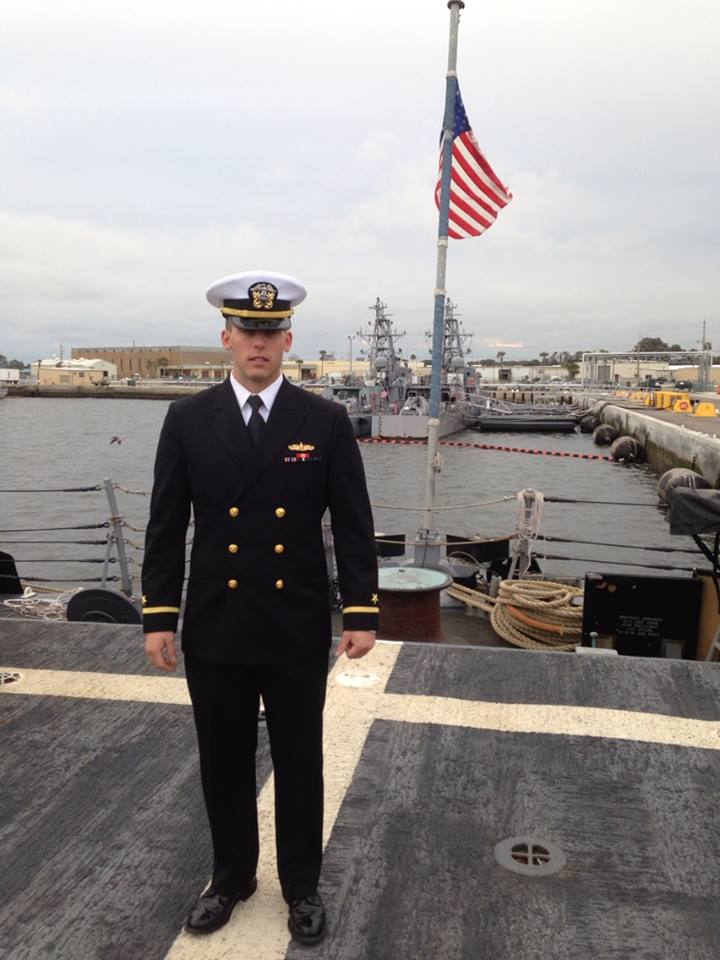 Pease at his commissioning