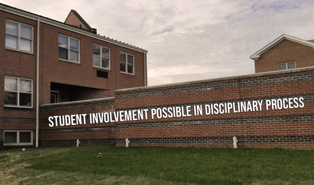 Student involvement possible in disciplinary process