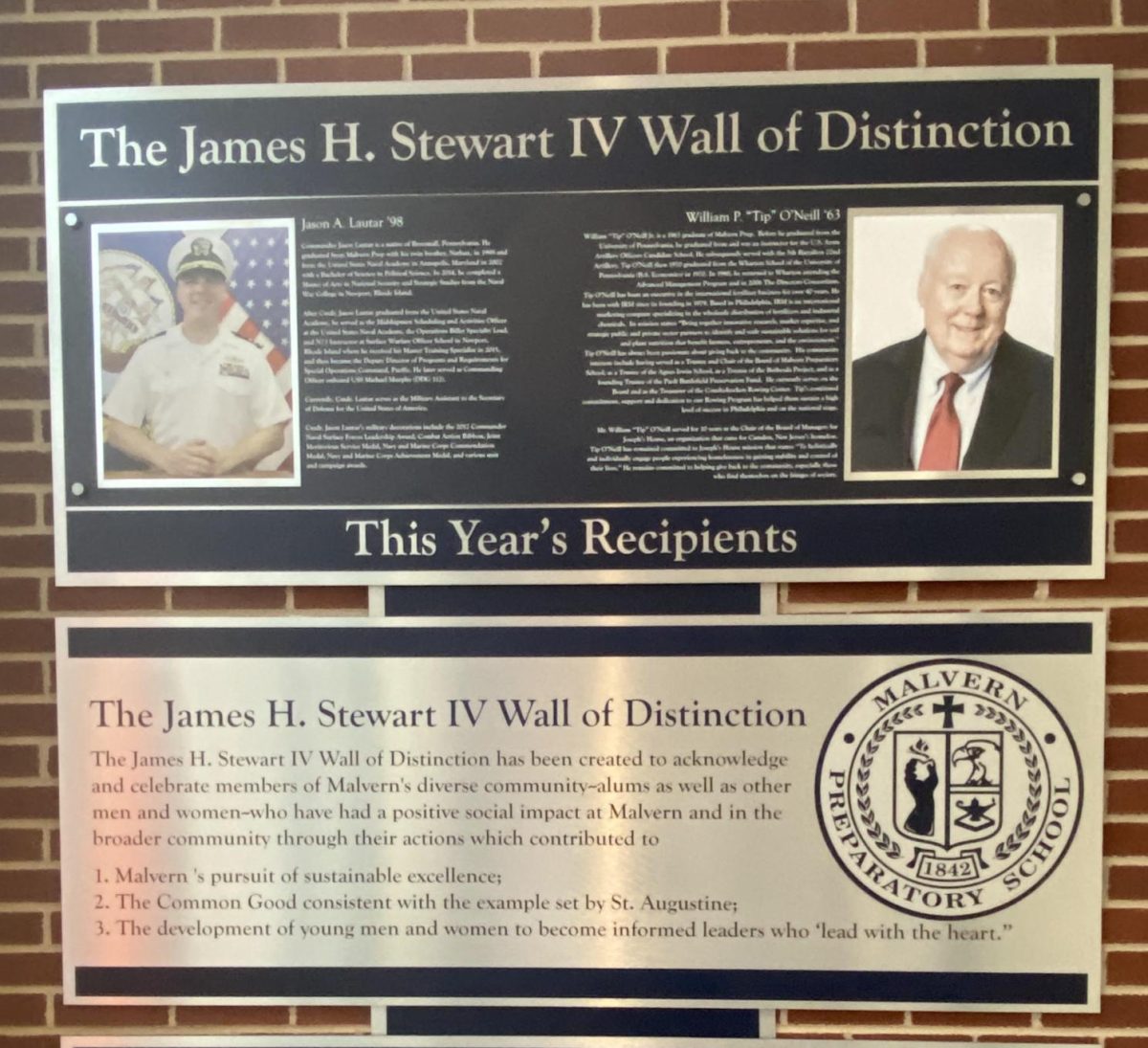 Newest Inductees to The Wall of Distinction: Two Servant Leaders
